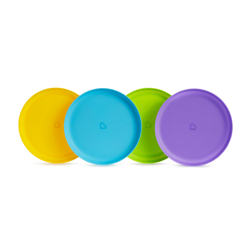 Munchkin Multi Toddler Plates, Pack of 8