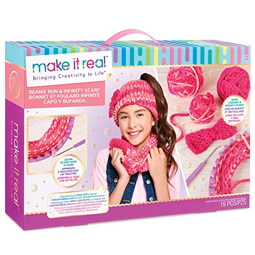 Make it Real Beanie Bun & Infinity Scarf Kit
