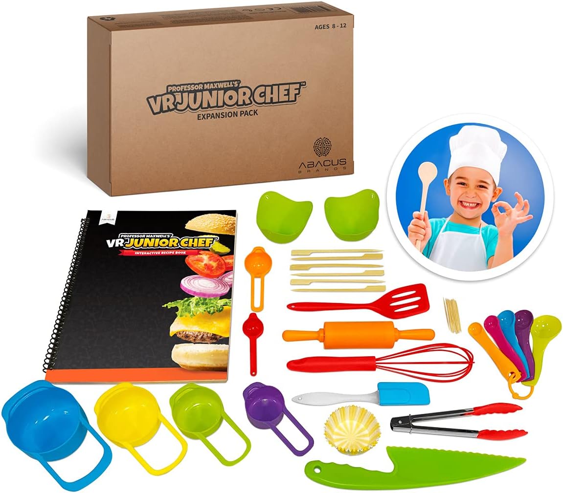 Professor Maxwell's VR Junior Chef Virtual Reality Kids Cookbook and Interact