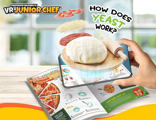 Professor Maxwell's VR Junior Chef Virtual Reality Kids Cookbook and Interact