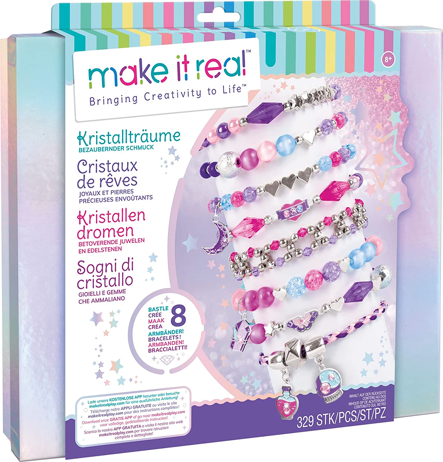 Make It Real Dream Crystals Jewellery Box