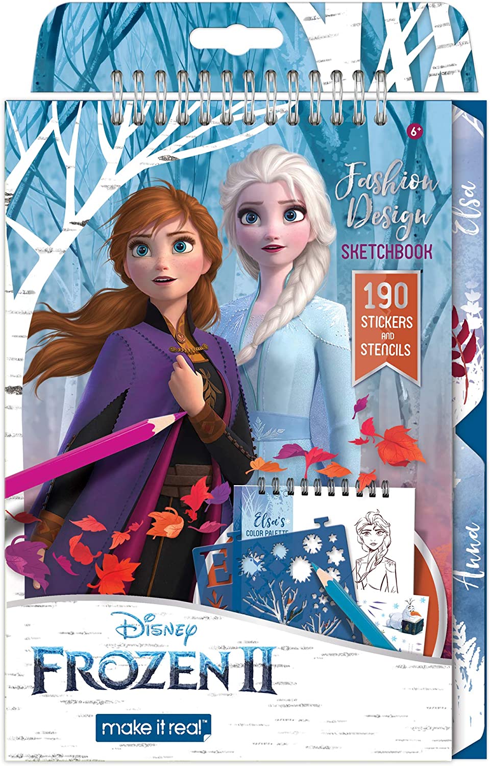 Make It Real Disney Frozen 2 Fashion Design Sketchbook