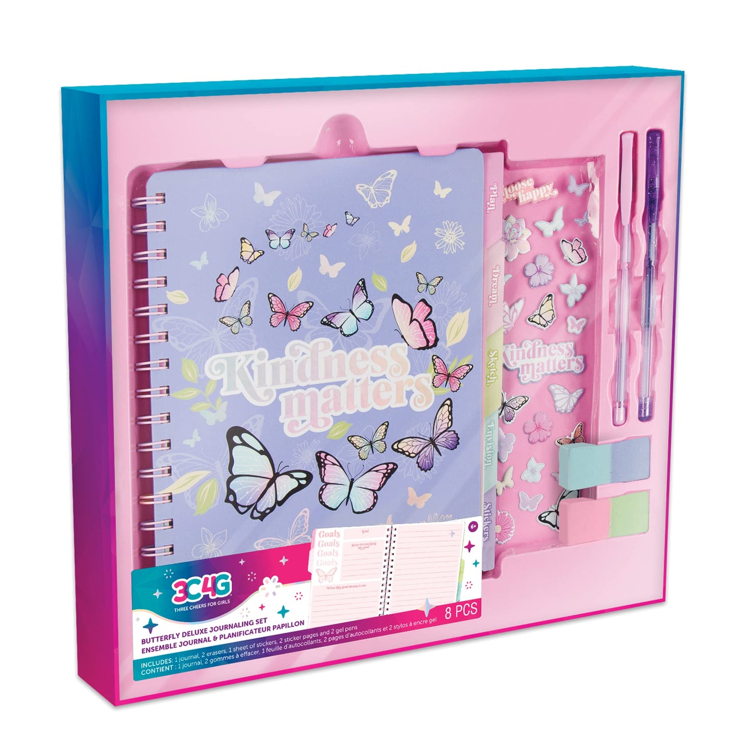 Three Cheers for Girls - Butterfly Deluxe Journaling Set