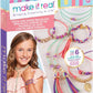 Make It Real – Gold Link Suede Bracelets. DIY Suede Bracelet & Choker Making Kit for Girls.