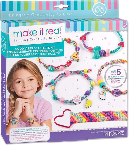 Make It Real Good Vibes Friendship Bracelet Making Kit