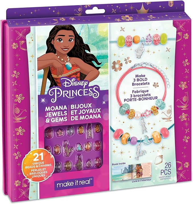 Make It Real Disney Princess Moana Jewellery Bracelet Making Kit