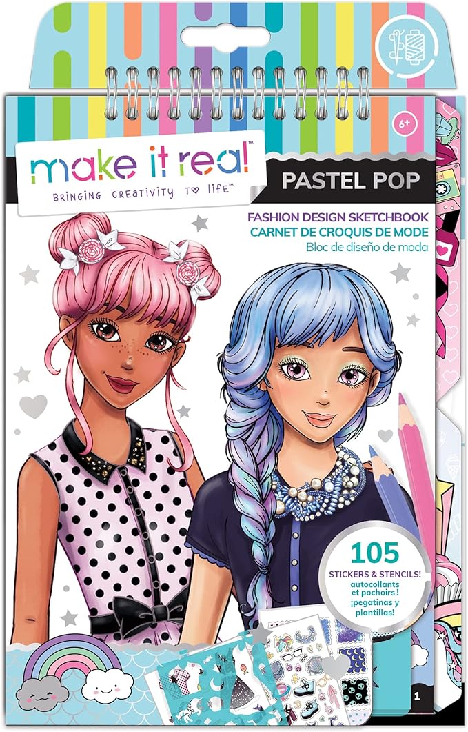 Make It Real – Fashion Design Sketchbook: Pastel Pop