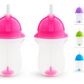 Munchkin Click Lock Tip & Sip Weighted Straw Cup 296ml / 10Oz, (Pack of 2)