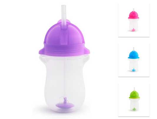 Munchkin Click Lock Tip & Sip Weighted Straw Cup 296ml / 10Oz