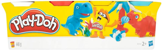 Play-Doh - Assortment Colour Classic Tubs (Pack of 4) - PLAY20DOH
