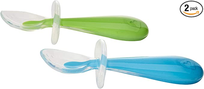 Munchkin Gentle Scoop Silicone Training Spoons, 1 Pack - 2 Spoons