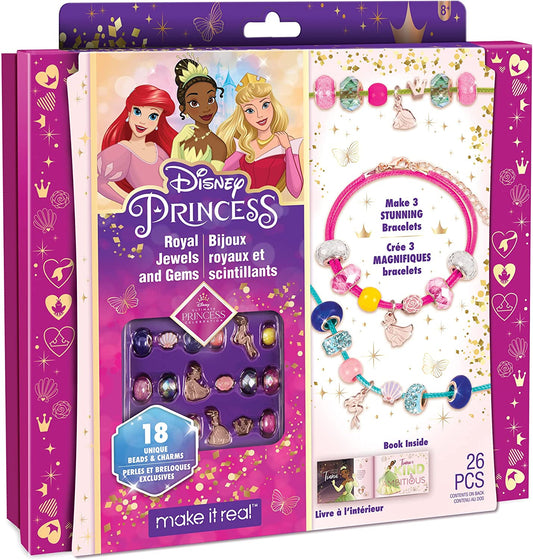 Make It Real Disney Princess Bracelet Making Kit Including Charms