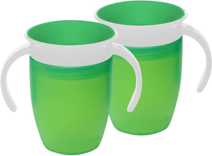 Munchkin Miracle 360 Trainer Cup, 7oz/207ml  (Pack of 2)