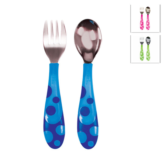 Munchkin Toddler Fork &Spoon Set Age 12 Months BPA Free