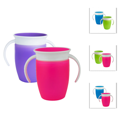 Munchkin Miracle 360 Trainer Cup, 7oz/207ml (Pack of 2)