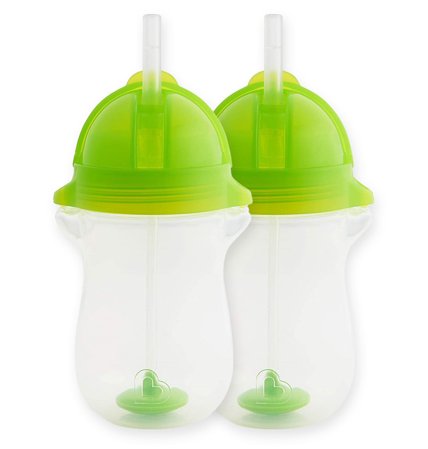 Munchkin Click Lock Tip & Sip Weighted Straw Cup 296ml / 10Oz, (Pack of 2)