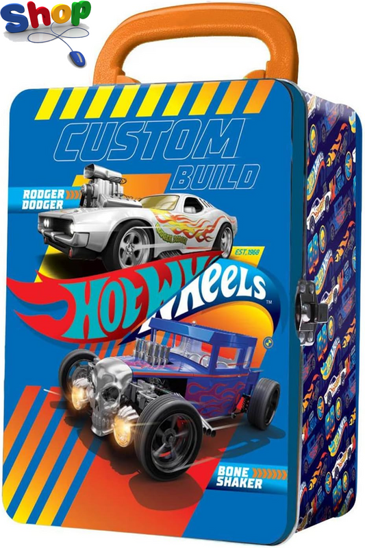 Hot Wheels: Metal Car Carry Case I 18 Toy Car Storage & Organise